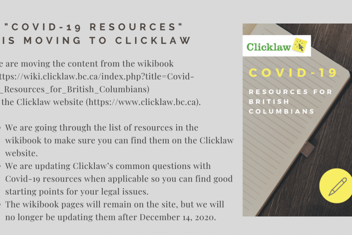 social media promo with text and small icon of the cover for the COVID-19 Resources Wikibook